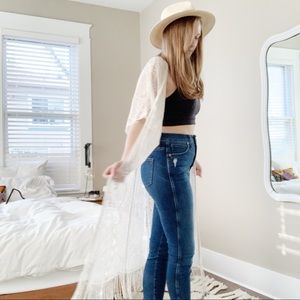 Lace Kimono from WAYF Nordstrom